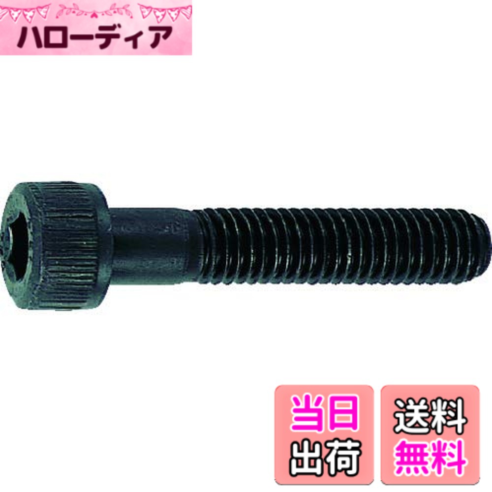 【貨物輸送無料】トラスコ中山(TRUSCO) 六角穴付雄捻子 半螺旋釘 B300325 黒染め M3x25 45本入 x 10容器に並べる 【入れもの売りわたす】
