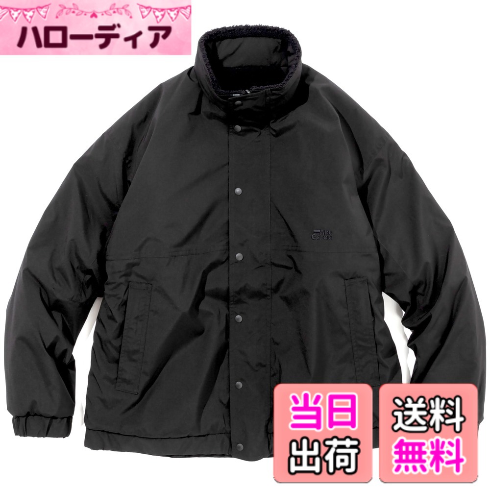 【送料無料】AbuGarcia (アブガルシア) リバーシブルブルゾン ブラック Lサイズ