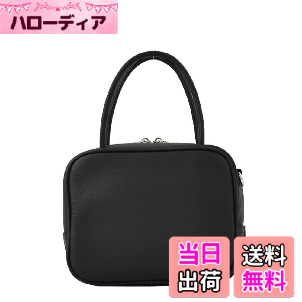 【送料無料】[Gratante] グラタンテ 本牛革 2way キューブ バッグ ハンドバッグ レディース 通勤バッグ abb-g0066 色：ブラック｜ハローディア店