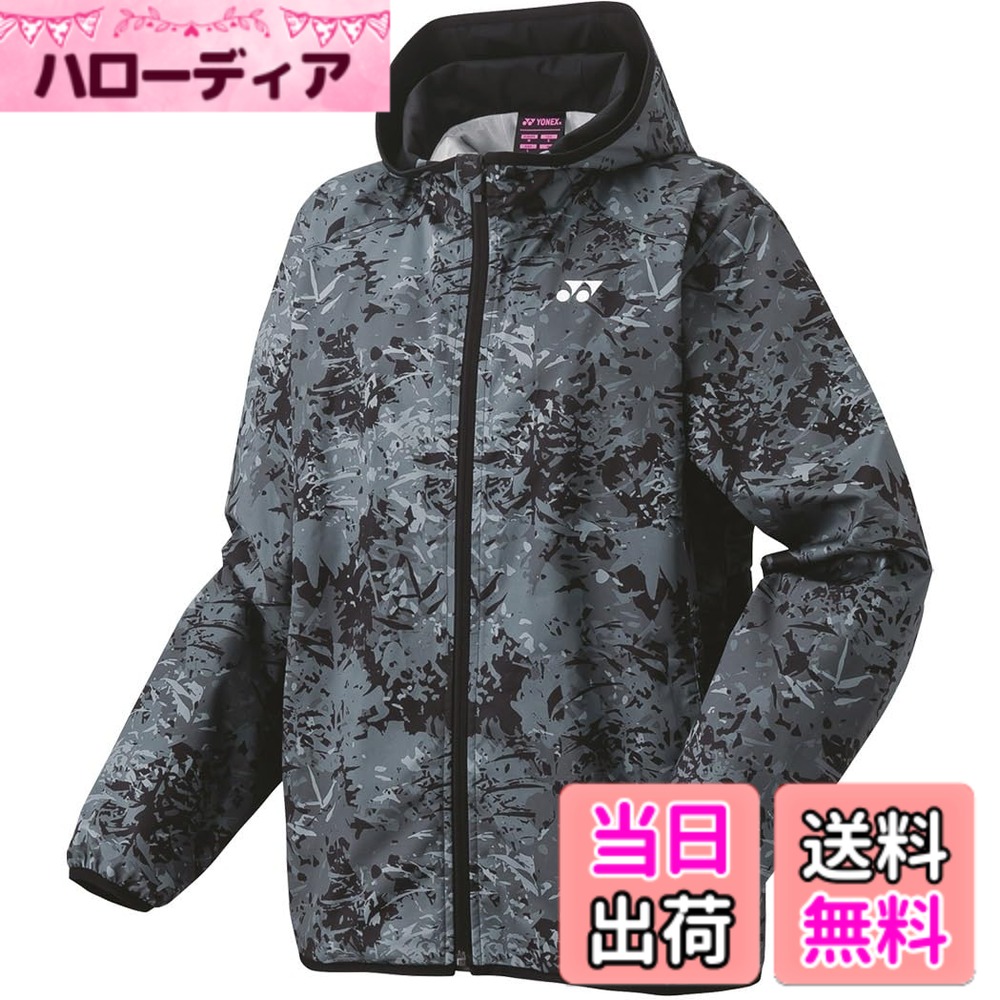 【送料無料】YONEX(ヨネックス) パーカー裏地付ウィンドウォーマーパーカーレディース 色：ブラック (007)、サイズ：M｜ハローディア店