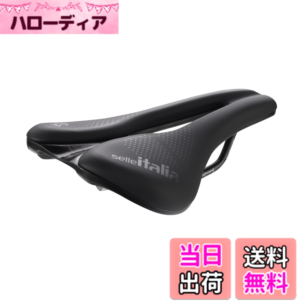 【送料無料】SELLE ITALIA(セライタリア) NOVUS BOOST EVO GRAVEL TM SUPERFLOW L ブラック サイズ:145x245mm 色:ブラック、サイズ:24.5長さ x 14.5幅 x 5高さ cm|ハローディア店