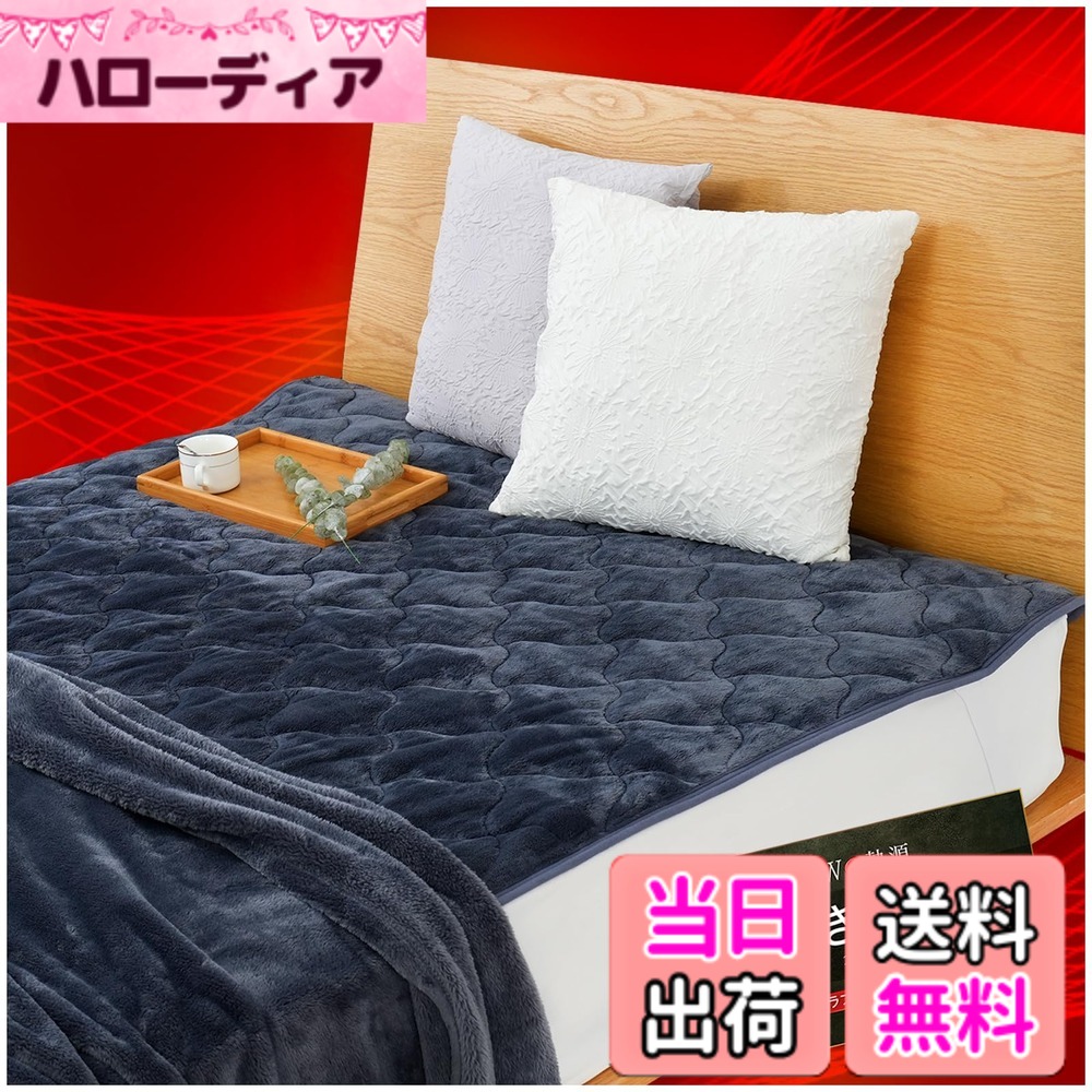 【貨物輸送無料】SHIN STYLE 【2025年実用新案 保湿x2大断熱x4大熱のある状態】敷きパッド シングル 冬 あったか 全面軽銀居敷き入り口・入口 臥榻パッド【全ての存在エアロ先だつものxアルフレッドバーナードノーベル賞グラフェンxアクリレート】冬用敷きパッド 色：まっ黒い薄墨色、大いさ：身寄り大いさ・240x205糎 インテリア・寝具・収納-寝具