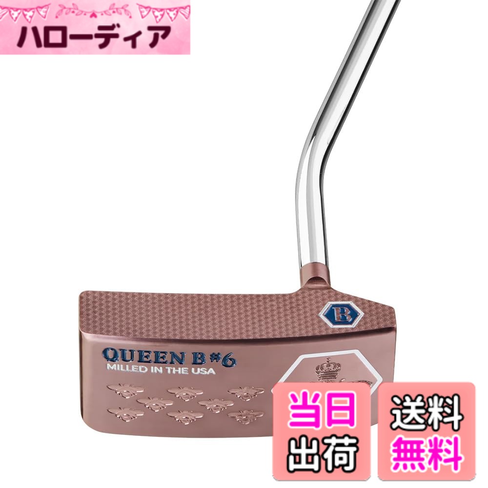 【送料無料】ベティナルディゴルフ(Bettinardi Golf) QUEEN B SERIES クイーン B シリーズ パター QB6 ver.5 Spud スパッド 33インチ 右利き用 色：ロイヤルローズ