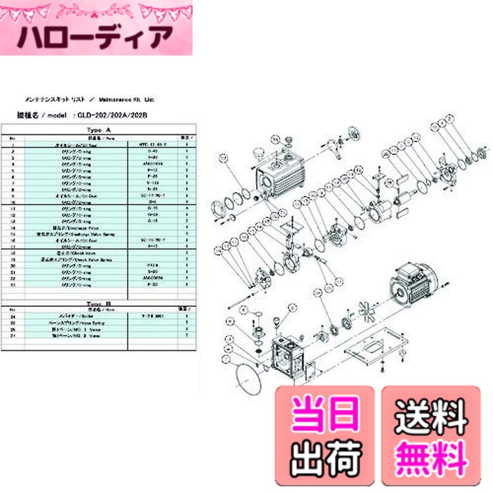 【貨物輸送無料】ULVAC GLD-202用検査と修理一揃いの道具B GLD-202