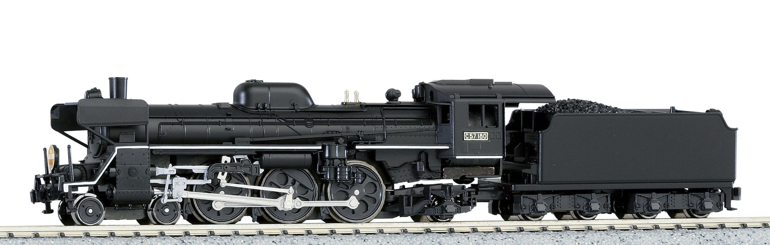 【送料無料】KATO Nゲージ C57 180 門鉄デフ付 2013-1 鉄道模型 蒸気機関車 色：白と黒