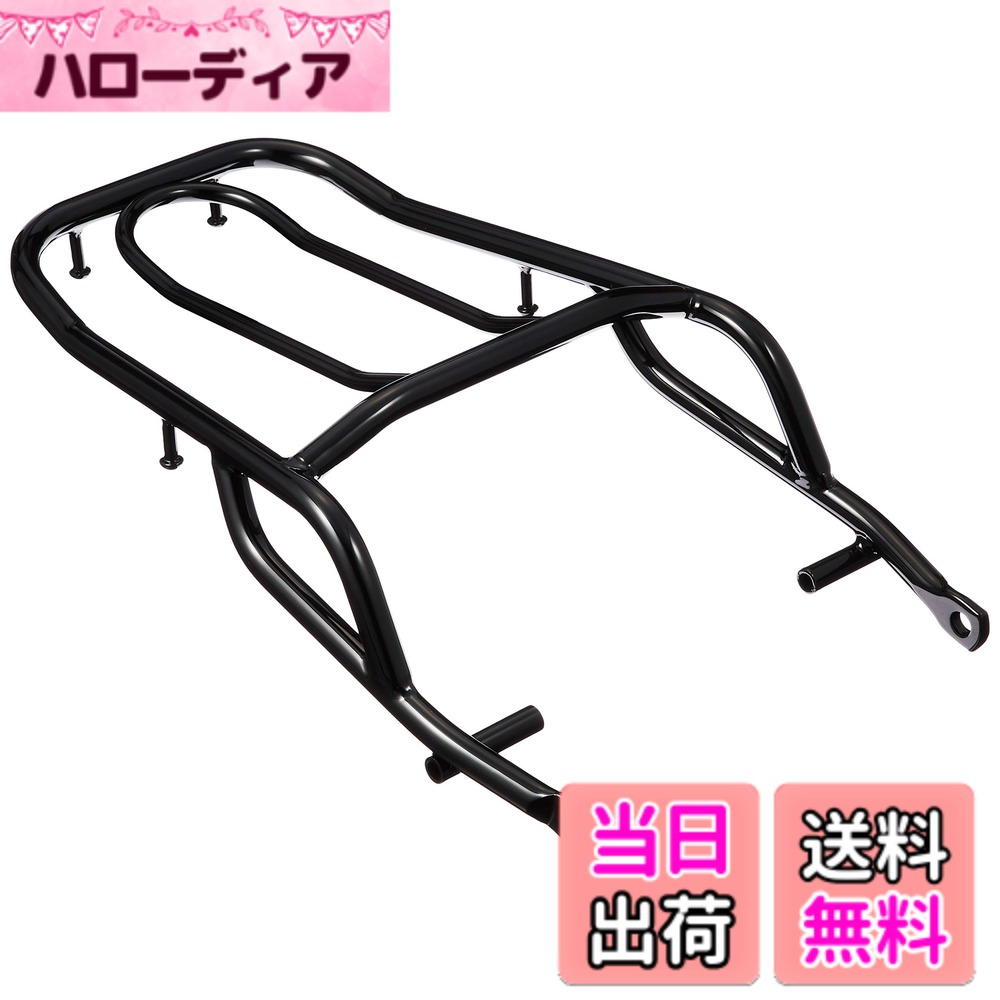 【送料無料】キジマ(Kijima) バイクパーツ リアキャリア ラック スチール製 エイプ50(FI車可) ブラック 210-133 色：ブラック