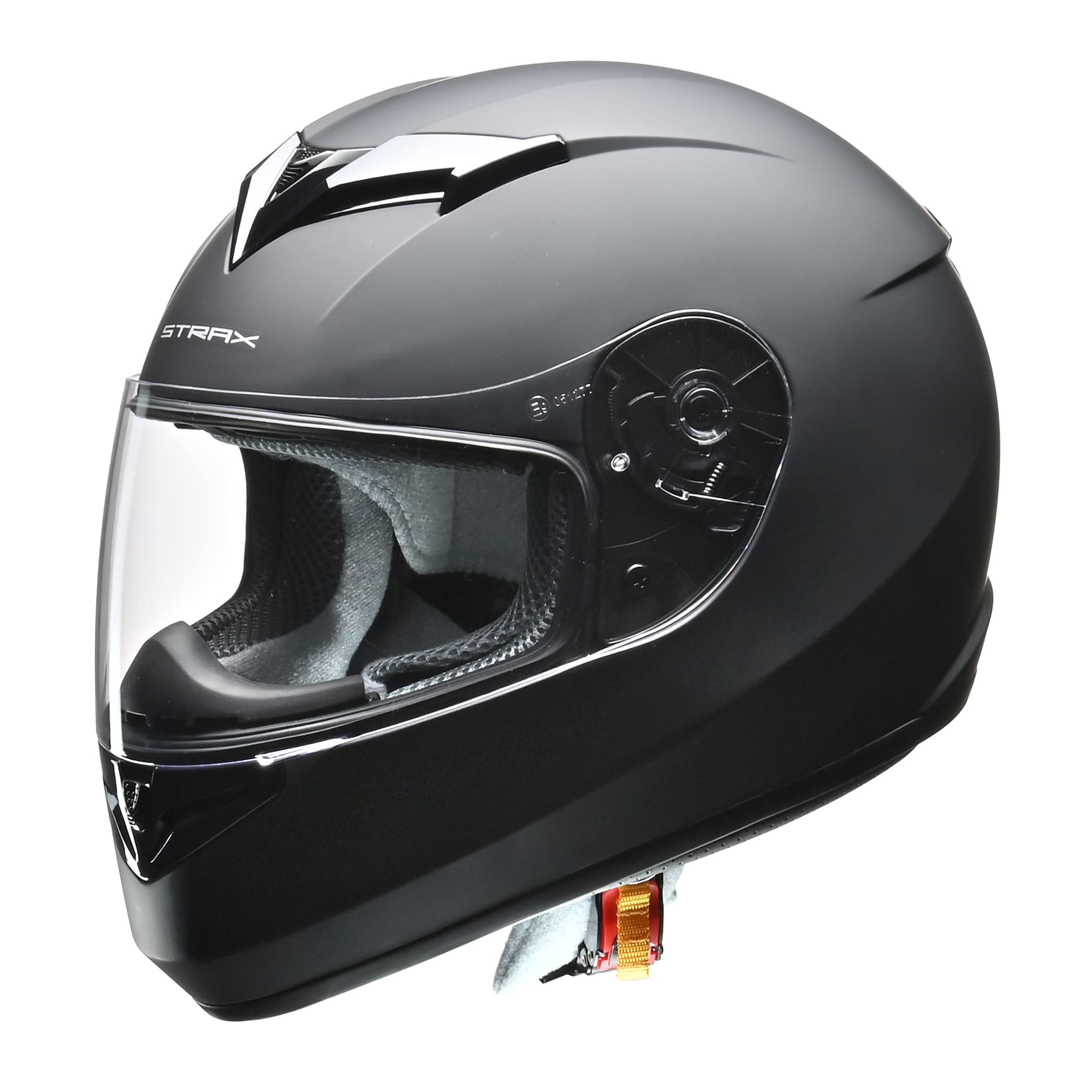 【送料無料】リード工業(LEAD) バイクヘルメット フルフェイス STRAX 色：マットブラック、サイズ：LLサイズ(61-62cm未満)
