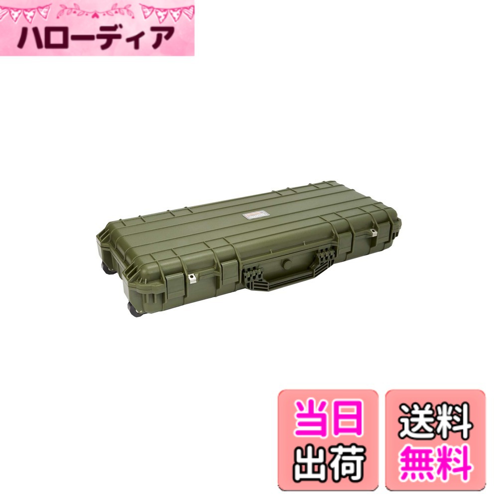 【貨物輸送無料】TRUSCO(トラスコ) プロテクターツールケース 色：オリーブ、大きさ：ロングS