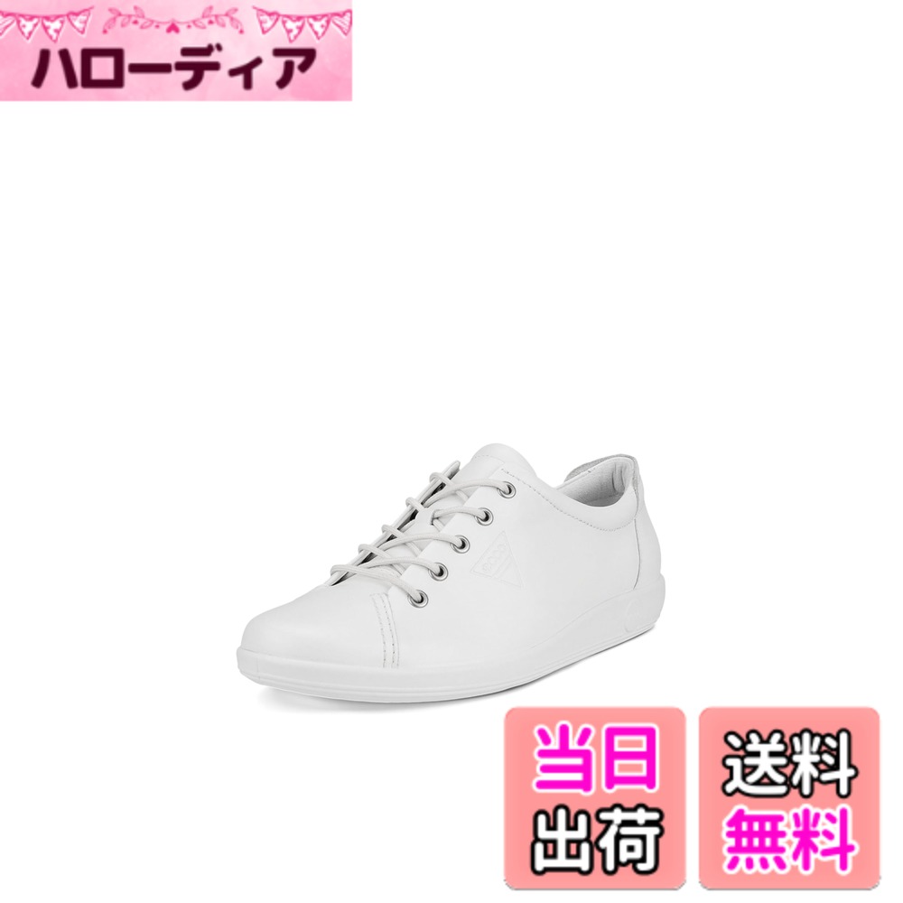【送料無料】ecco(エコー) レディース SOFT 2.0カジュアルシューズ 色：ホワイト、サイズ：22.5 cm 8,418円