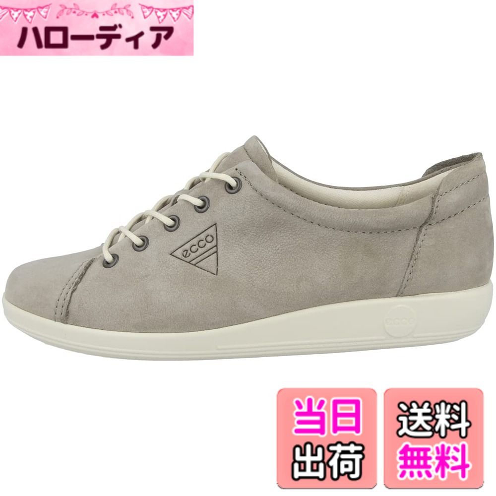 【送料無料】ecco(エコー) レディース SOFT 2.0カジュアルシューズ 色：ウォームグレー、サイズ：22.0 cm 2.5E