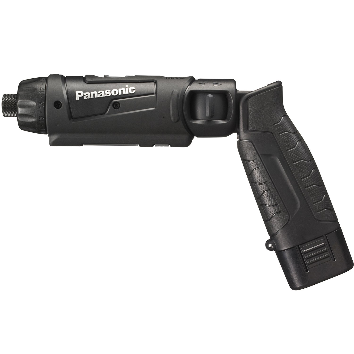 【送料無料】パナソニック(Panasonic) 充電スティックドリルドライバー 7.2V 1.5Ah電池パックx2個/充電器/ケース付 高精度小型ドライバー M5 手元用ワイドLED搭載 EZ7421LA2S-B ブラック 色:ブラック、サイズ:ブラック|ハローディア店