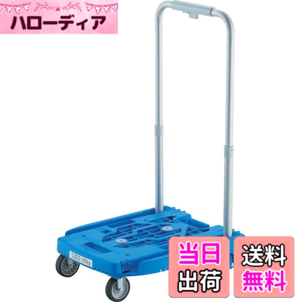 【貨物輸送無料】TRUSCO(トラスコ) 偶像持ちはこび weego 色：青み、大きさ：小型