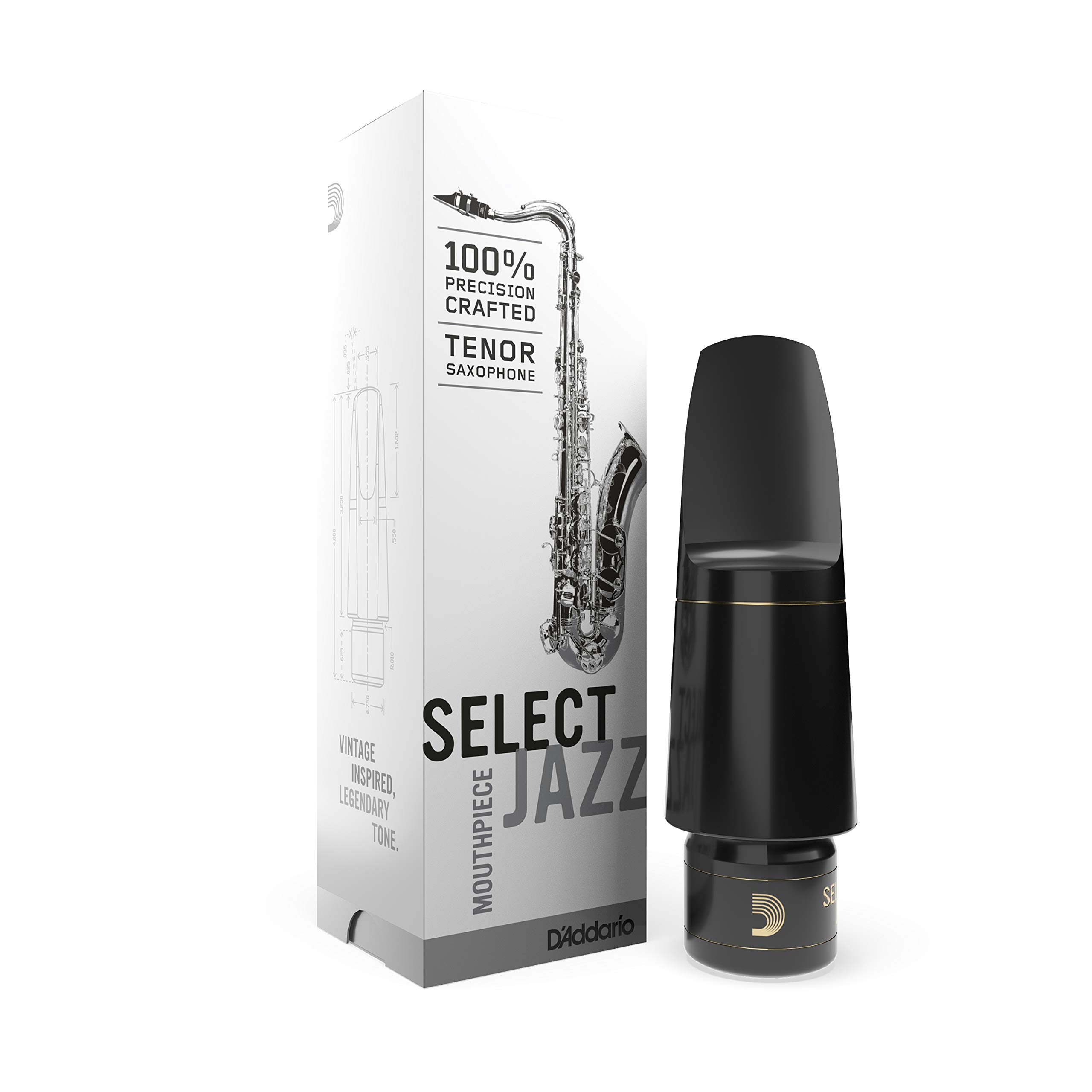 【送料無料】D'Addario WoodWinds ダダリオ マウスピース テナーサックス用 SELECT JAZZ MKS-DM 【国内正規品】 色:ブラック、サイズ:Tip Opening:2.79mm|ハローディア店