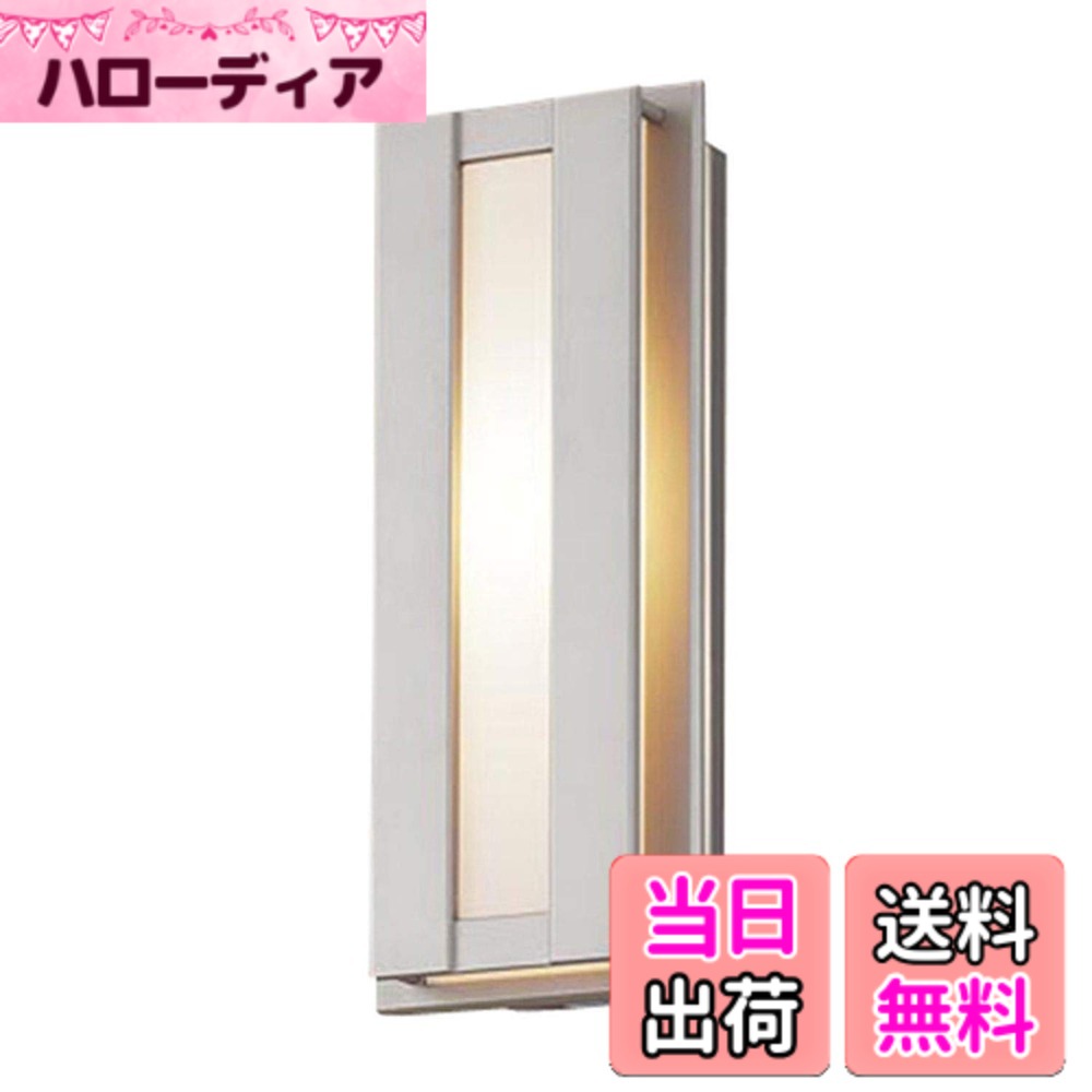 【貨物輸送無料】Panasonic LED 合財袋ともし火 壁直付型 40形 太枠組み 矩形 LGW/LGCW 色：プラチナメタリックxプラチナメタリック