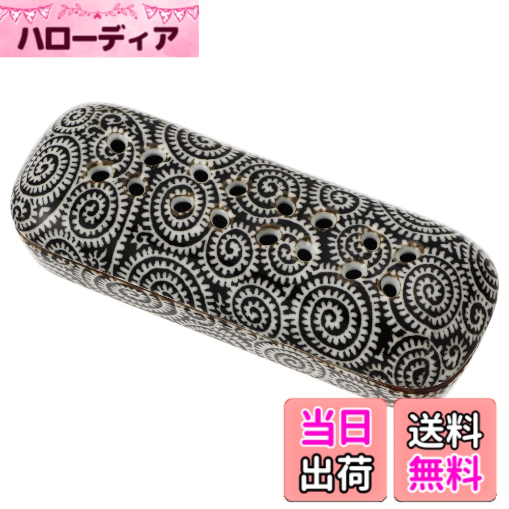 【貨物輸送無料】サンメニー 取り替えっこ用 網 小 寝かせる 線香皿 用 金属元素網 日本製 室内装飾に馴染む 今めかしい お 香 線香 焼香 はたご屋観念 仏具 今日このごろ仏壇 お仏壇 小 専用 お供え お焼香 線香立て インセンスホルダー コ 色：07) たこ唐草、大きさ：1) 小 4.9x12.8x高さ3.5糎