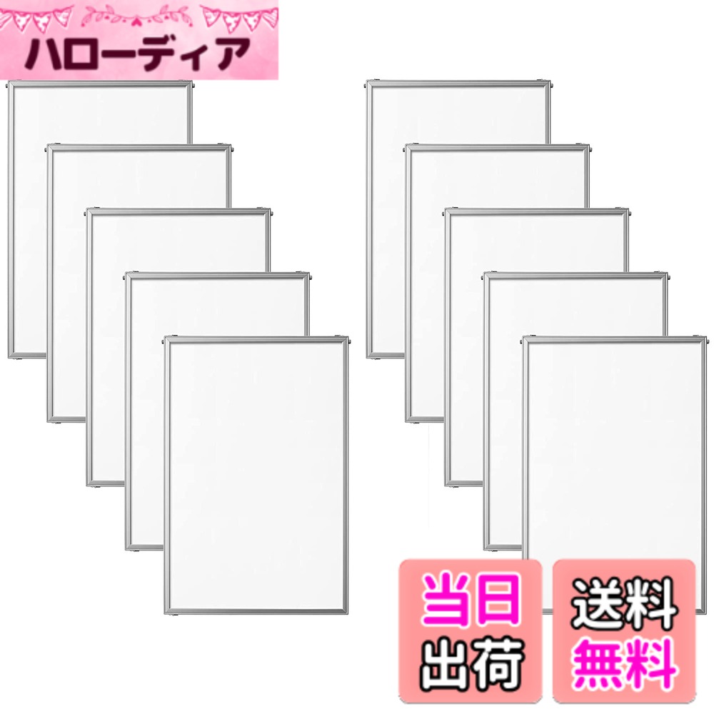 【送料無料】ハクバ 【限定】HAKUBA 額縁 ニューファンシーパネル ポスターパネル アルミフレーム 差し込みタイプ 前面PET板採用 色：シルバー、サイズ：B3｜ハローディア店