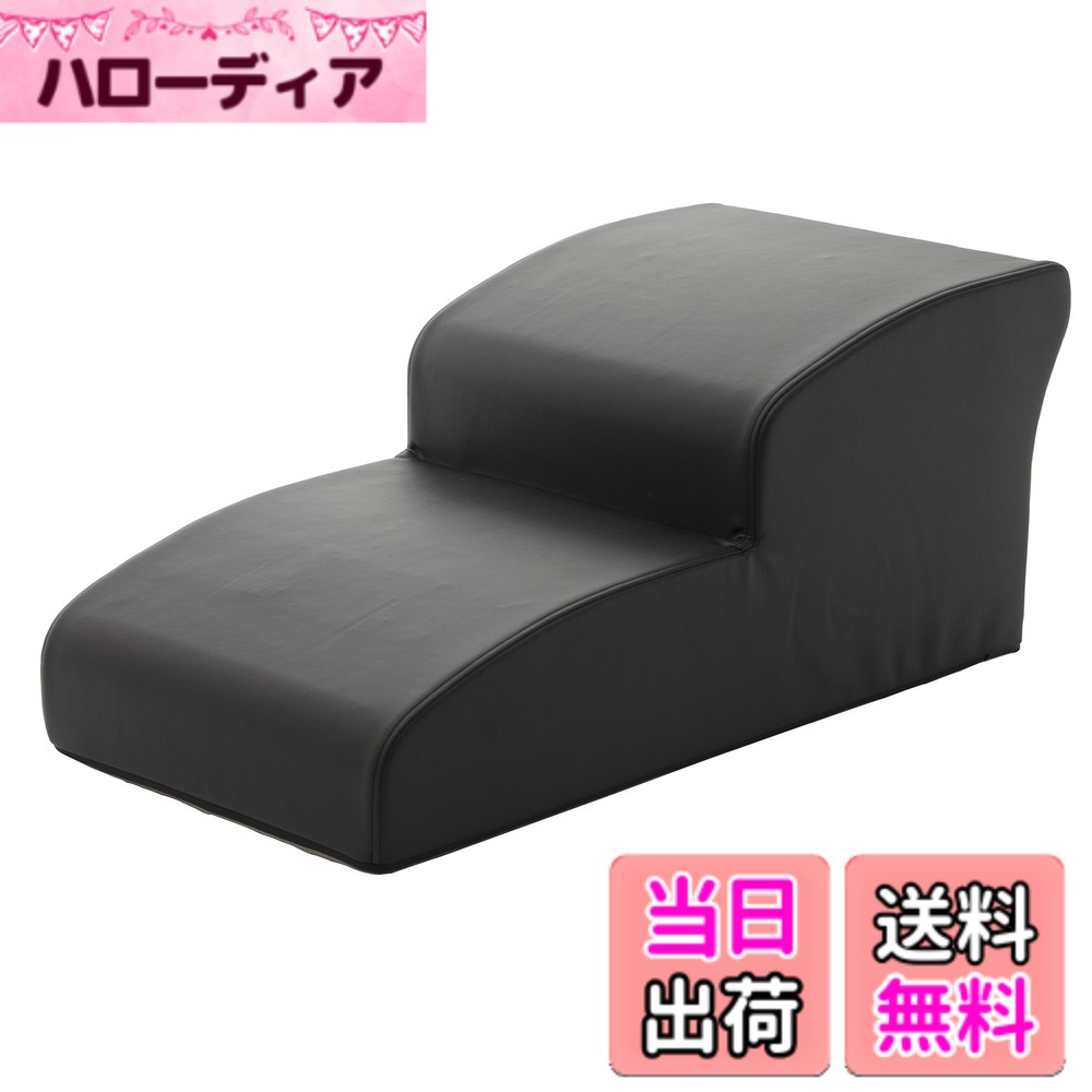 【貨物輸送無料】独居室タン(Cellutane) ドッグステップ 色：PVC黒いこと、大きさ：2段