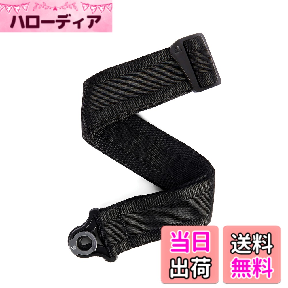 【送料無料】D'Addario ダダリオ ギターストラップ Autolock Strap 50BAL Padded 【国内正規品】 色：ブラック、サイズ：2.13 inches x 20.25 inches x 1 inch