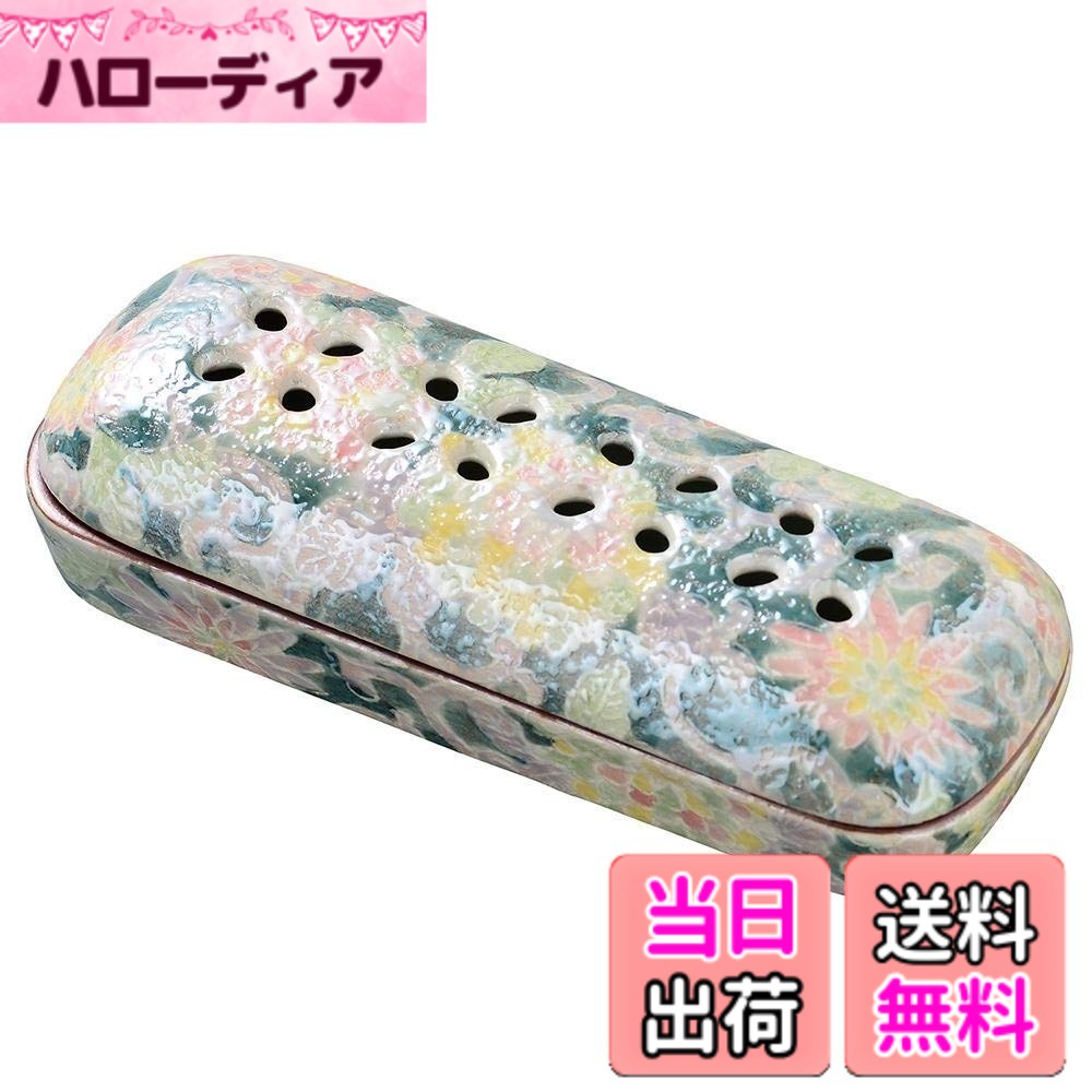 【貨物輸送無料】サンメニー 取り替えっこ用 網 小 寝かせる 線香皿 用 金属元素網 日本製 室内装飾に馴染む 今めかしい お 香 線香 焼香 はたご屋観念 仏具 今日このごろ仏壇 お仏壇 小 専用 お供え お焼香 線香立て インセンスホルダー コン 色：03) 色唐草、大きさ：1) 小 4.9x12.8x高さ3.5糎