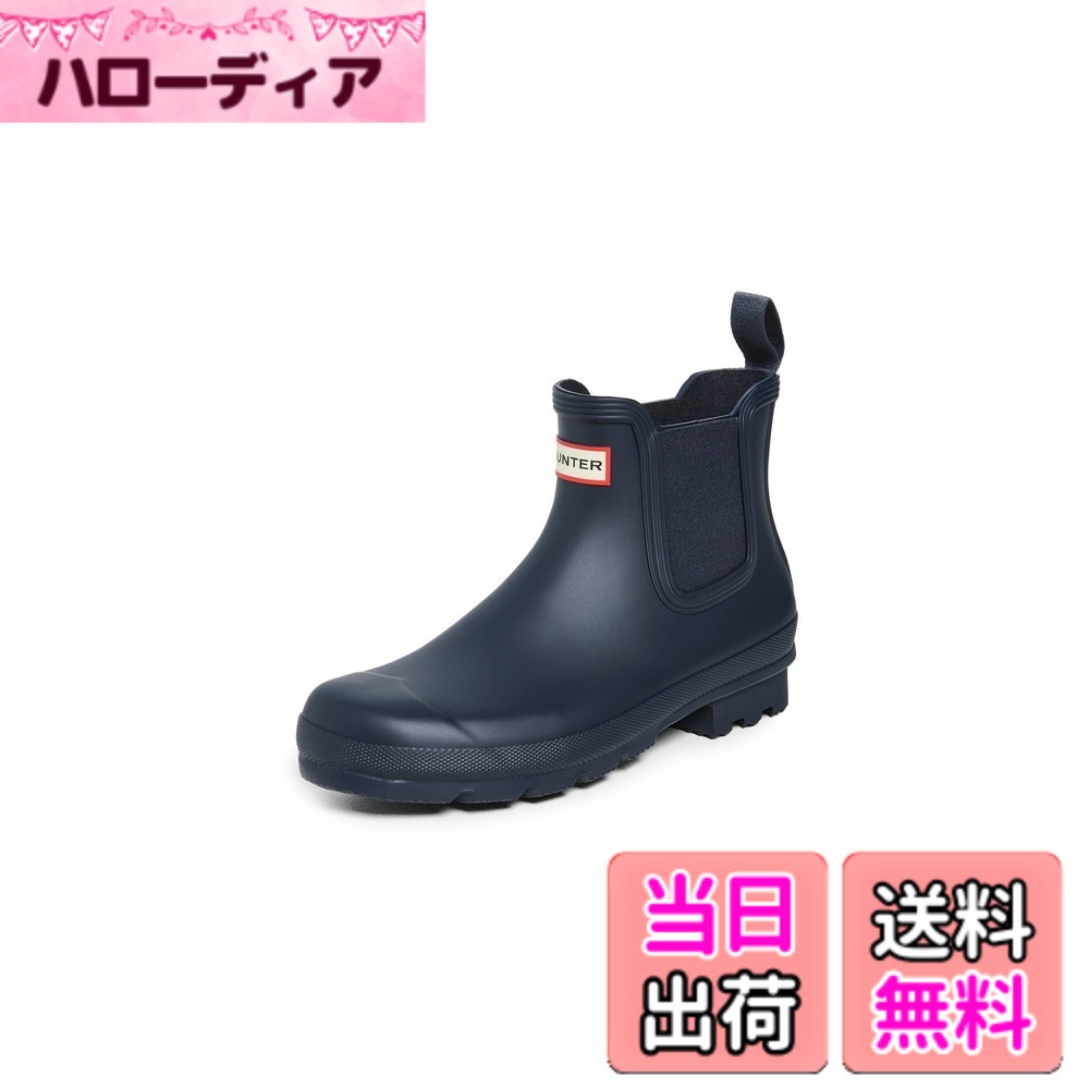 【貨物輸送無料】HUNTER(山立ち) メンズ メンズ オリジナルチェルシーレインブーツ 色：米国海軍、大きさ：25.0 糎