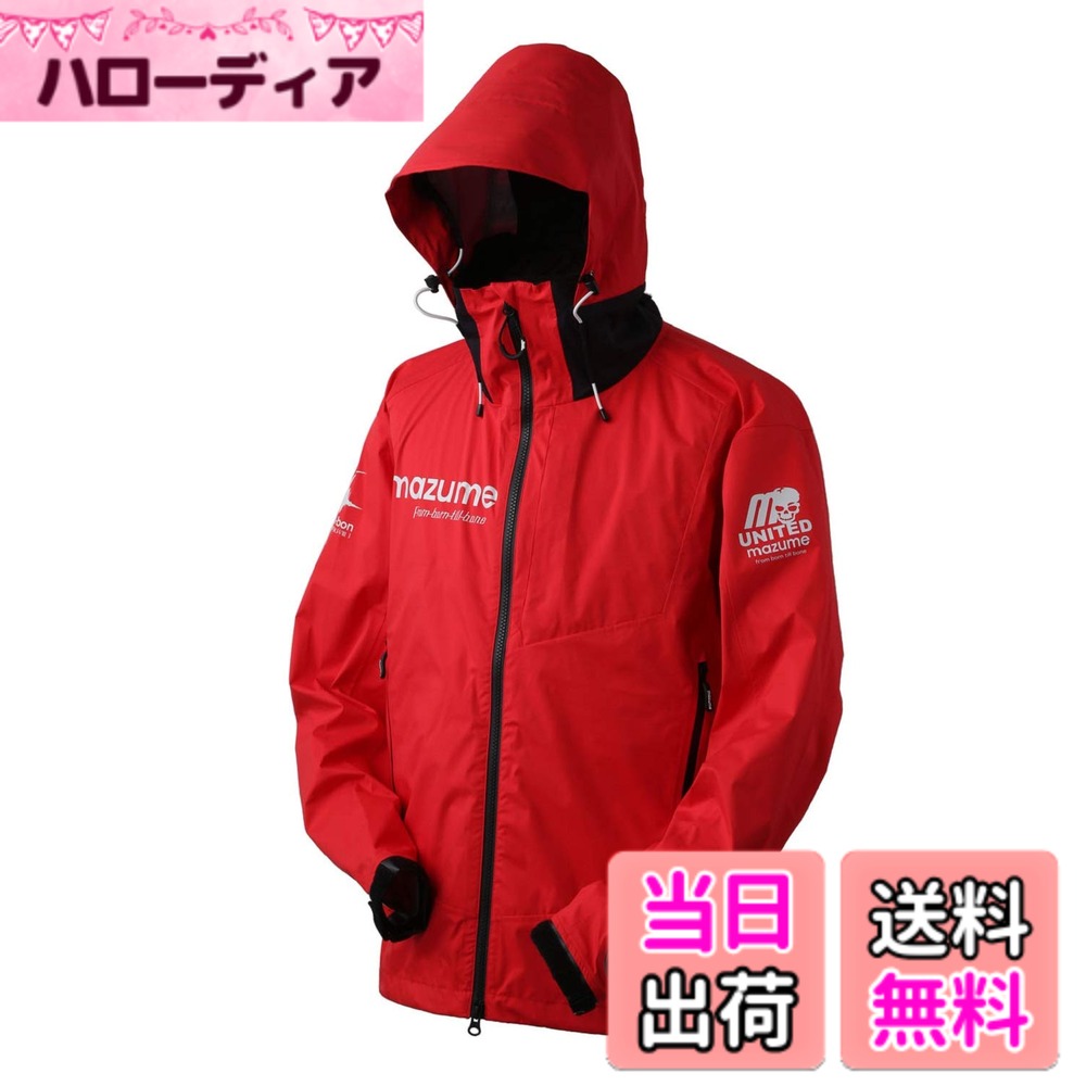 【貨物輸送無料】mazume レッドムーンレインジャケットII MZRJ-467 色：赤いこと、大きさ：L
