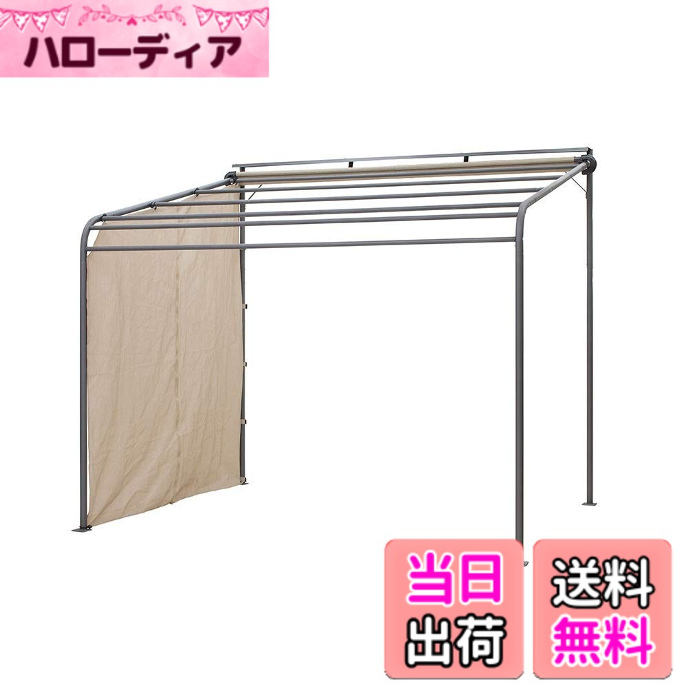 【貨物輸送無料】隼演芸会 日よけ クールサマーポーチ 色：2)アーバングレー、大いさ：2)3000手合い 花・ガーデン・DIY-玄関・門用エクステリア