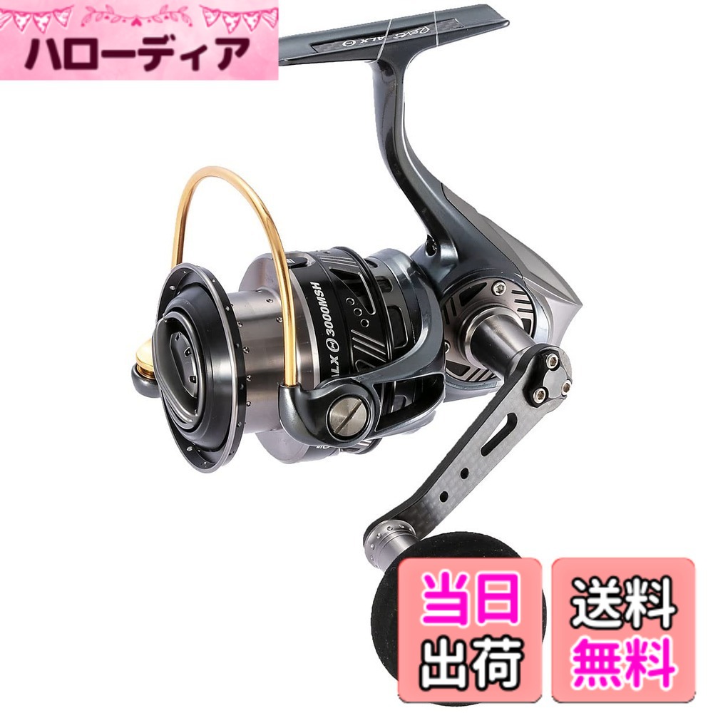 【送料無料】アブガルシア (Abu Garcia) REVO ALX THETA (レボ ALX シータ) スピニングリール 各種 色：ブラック、サイズ：3000MSH