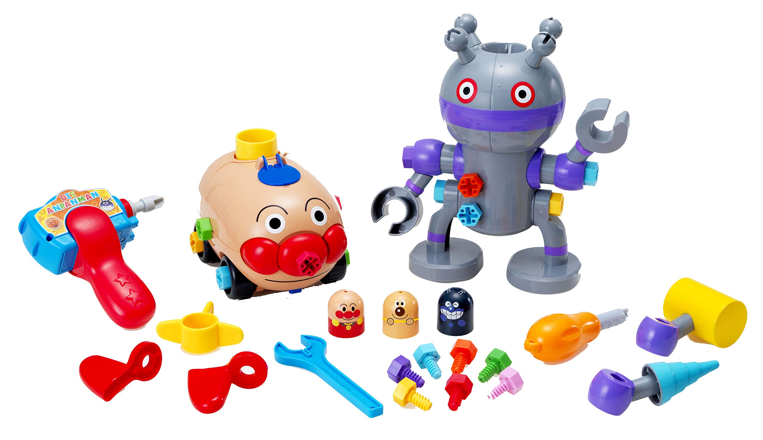 【送料無料】セガトイズ(SEGA TOYS) DIYシリーズ 色:アンパンマンごうとだだんだんDX、サイズ:11x23x25cm|ハローディア店