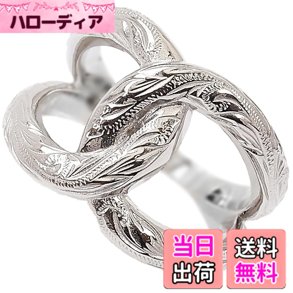 【貨物輸送無料】[ジュライス] ハワイアン宝飾品 輪っか 指環 エタニティー CC レディース メンズ 差し上げ物 金属元素アレルギー反応相応う サージカル ステンレス鋼 色：スチール写真しろがね色