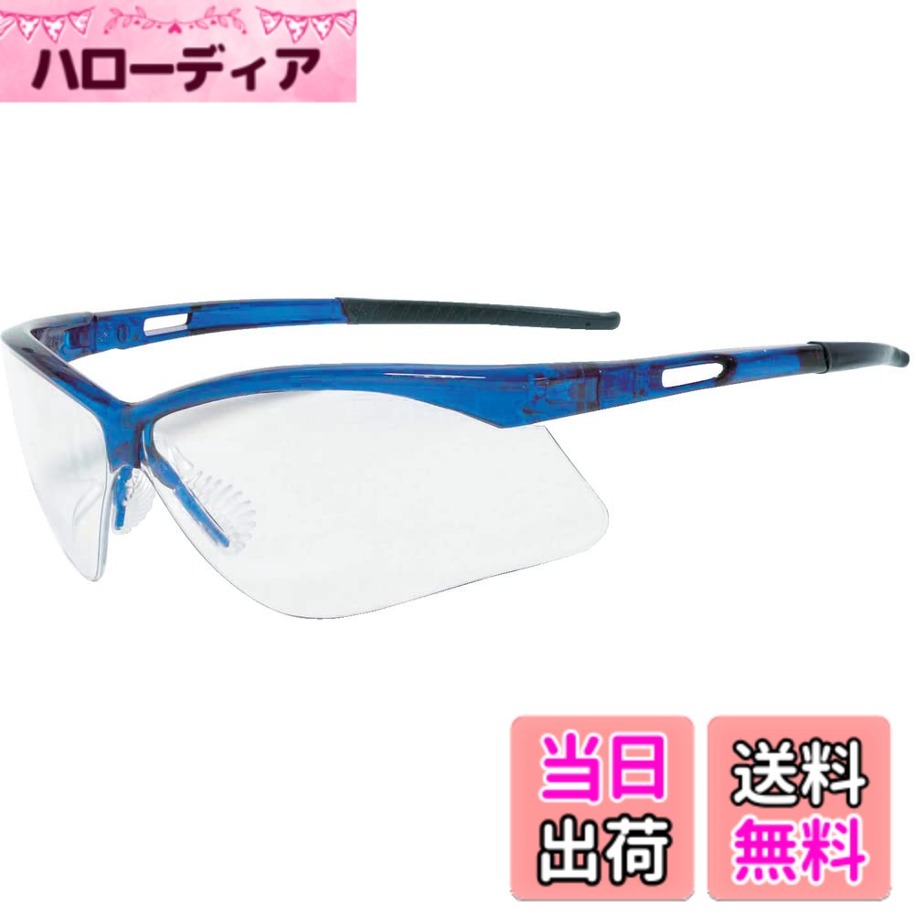 【貨物輸送無料】TRUSCO(トラスコ) 二眼型安全性のある眼鏡 TSG-8106 色：ひな形青碧、大きさ：Free Size