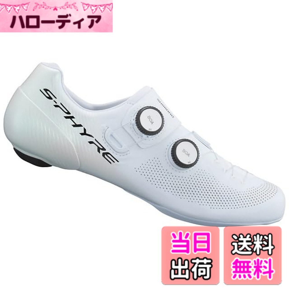 【送料無料】シマノ(SHIMANO) サイクリングシューズ SH-RC903 S-PHYRE 色:ホワイト、サイズ:23.0~23.5 cm|ハローディア店