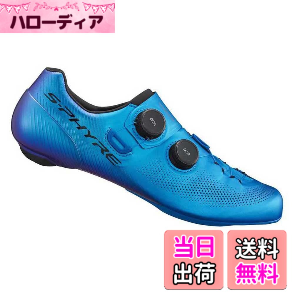 【送料無料】シマノ(SHIMANO) サイクリングシューズ SH-RC903 S-PHYRE 色：ブルー、サイズ：28.5 cm｜ハローディア店
