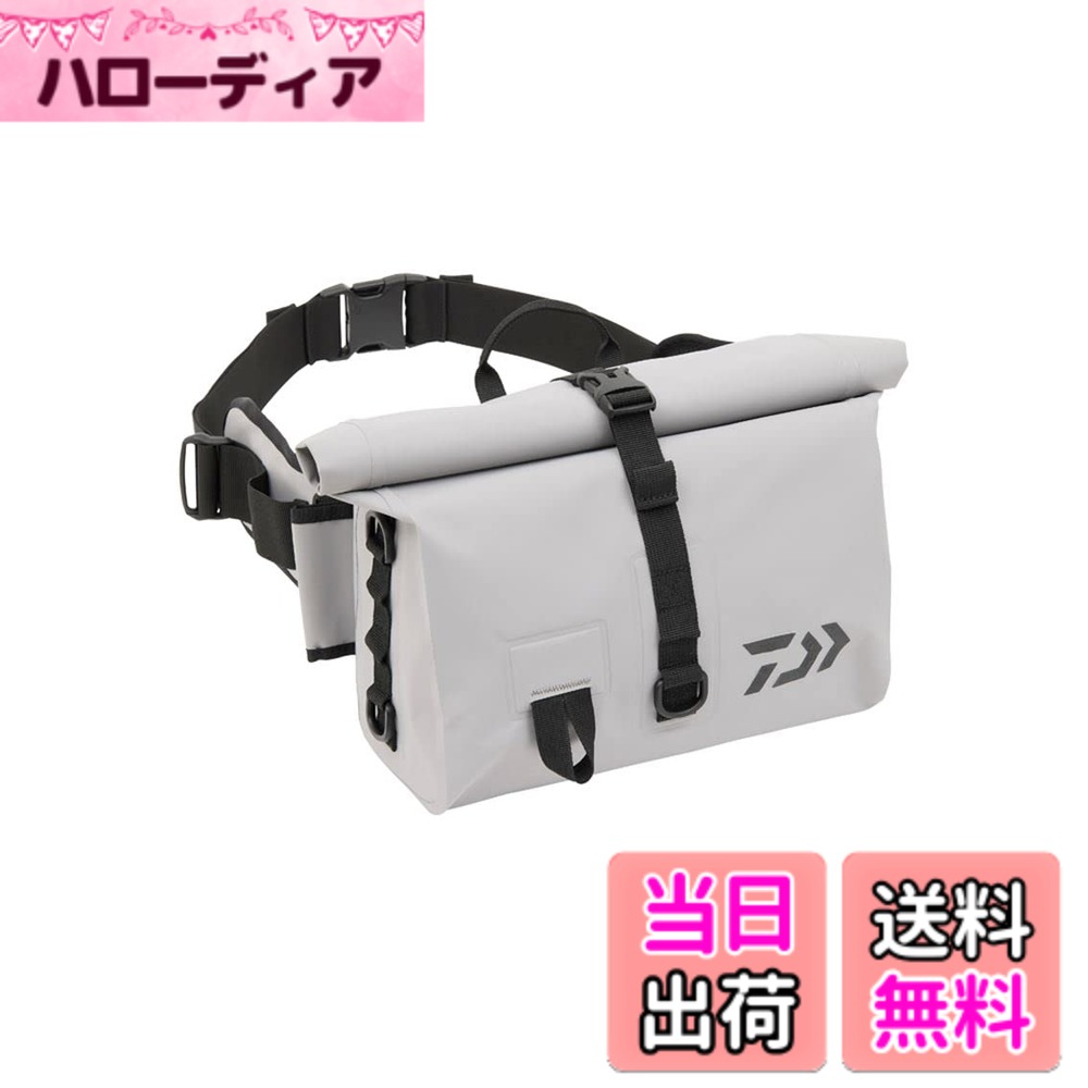 【送料無料】ダイワ(DAIWA) ターポリンバッグ TP ヒップバッグ(D) ライトグレー 色:ライトグレー、サイズ:14x30x25|ハローディア店