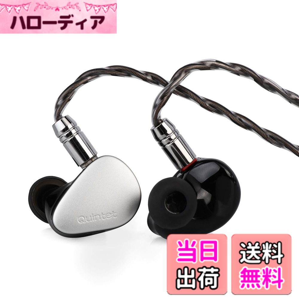 【送料無料】Kiwi Ears Earphone 色：ホワイト、サイズ：Quintet｜ハローディア店