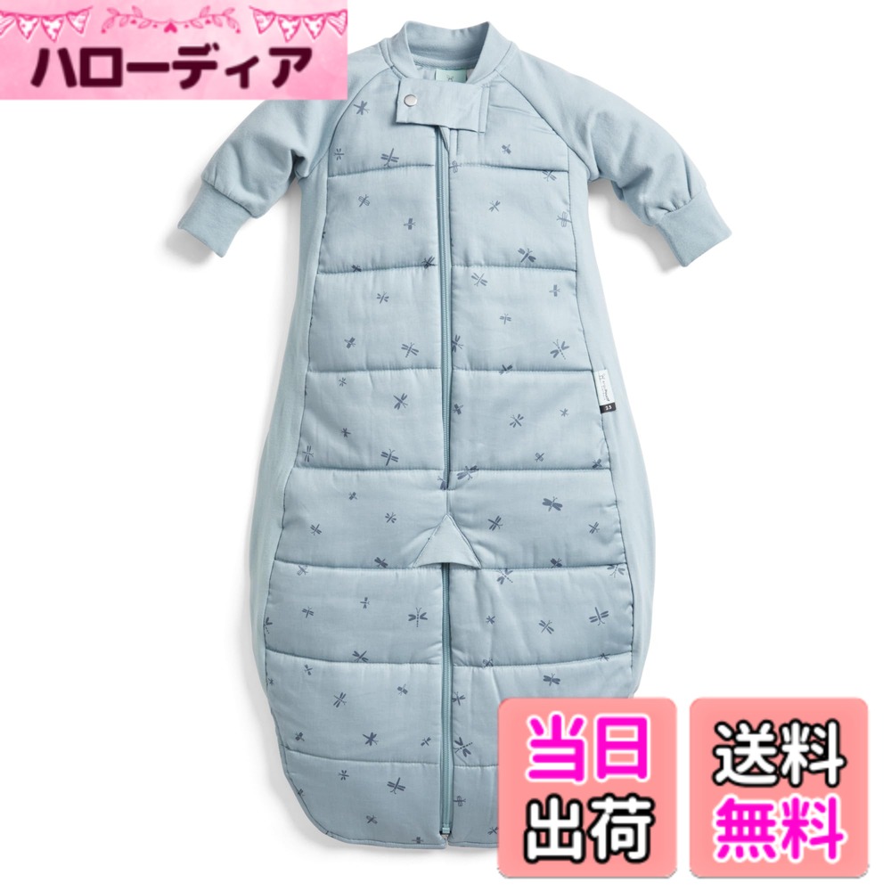 【送料無料】[ergoPouch] エルゴポーチ スリープスーツバッグ Sleep Suit Bag 【正規品】 スリーパー 色：ドラゴンフライズ、サイズ：2-4Y｜ハローディア店
