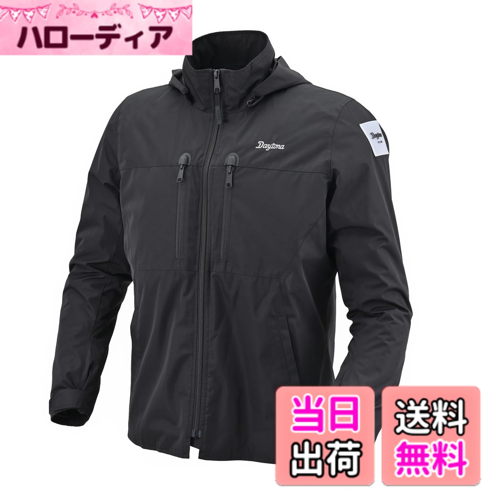 【送料無料】デイトナ(Daytona) バイク ジャケット 春秋冬 防寒 CE規格 ソフトプロテクター付属 防風 オールシーズン 色：[DJ-013]ブラック、サイズ：XL｜ハローディア店