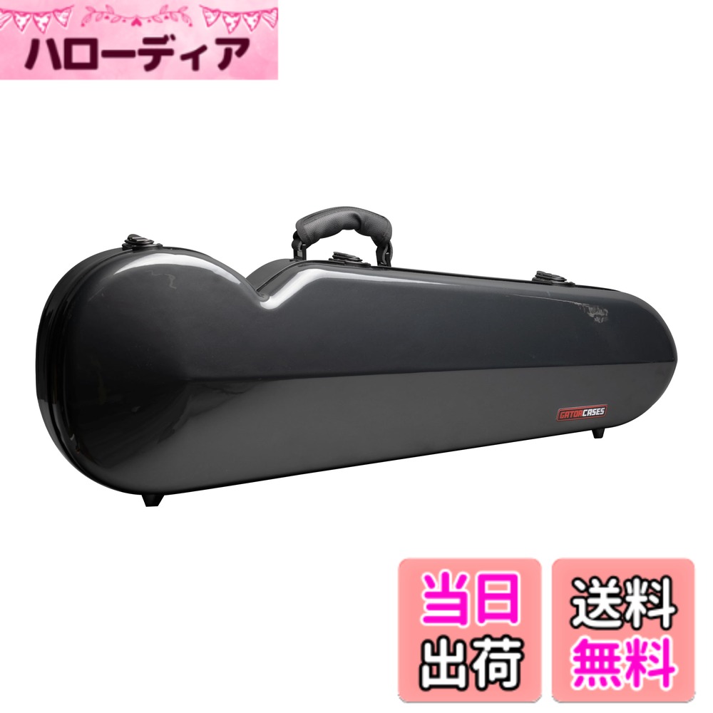 【送料無料】Gator Cases ゲーター ハードケース ビオラ用 16"サイズ対応 ABS製 Presto Series GBPC-VIOLA16 [バックパックストラップ付属] 【国内正規品】 色：ブラック｜ハローディア店