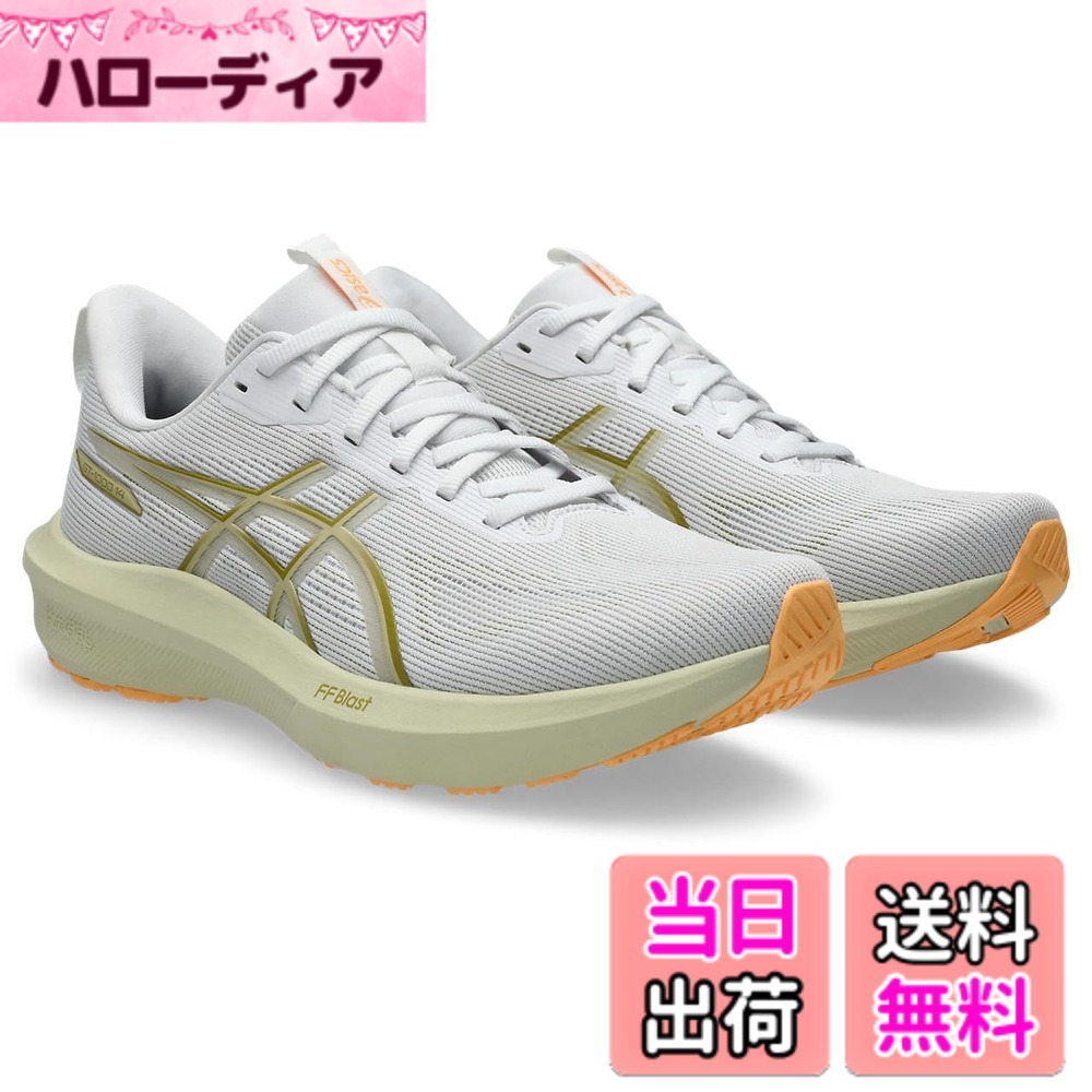 【送料無料】asics(アシックス) メンズ GT-1000 14ランニングシューズ 色:100(ホワイト/レモングラス)、サイズ:29.0 cm 2E|ハローディア店