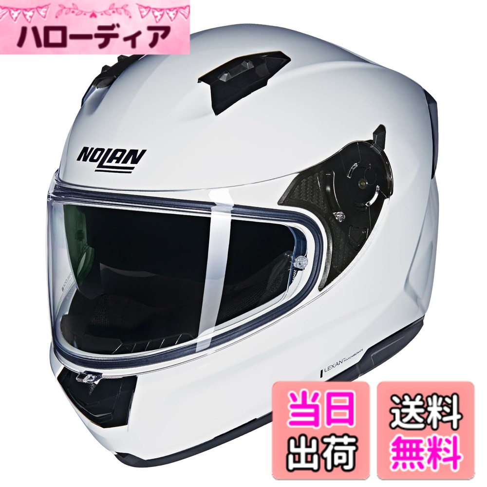 【送料無料】【国内正規品】 NOLAN (ノーラン) バイク用 ヘルメット フルフェイス N60-6 色：WHITE/305、サイズ：M｜ハローディア店