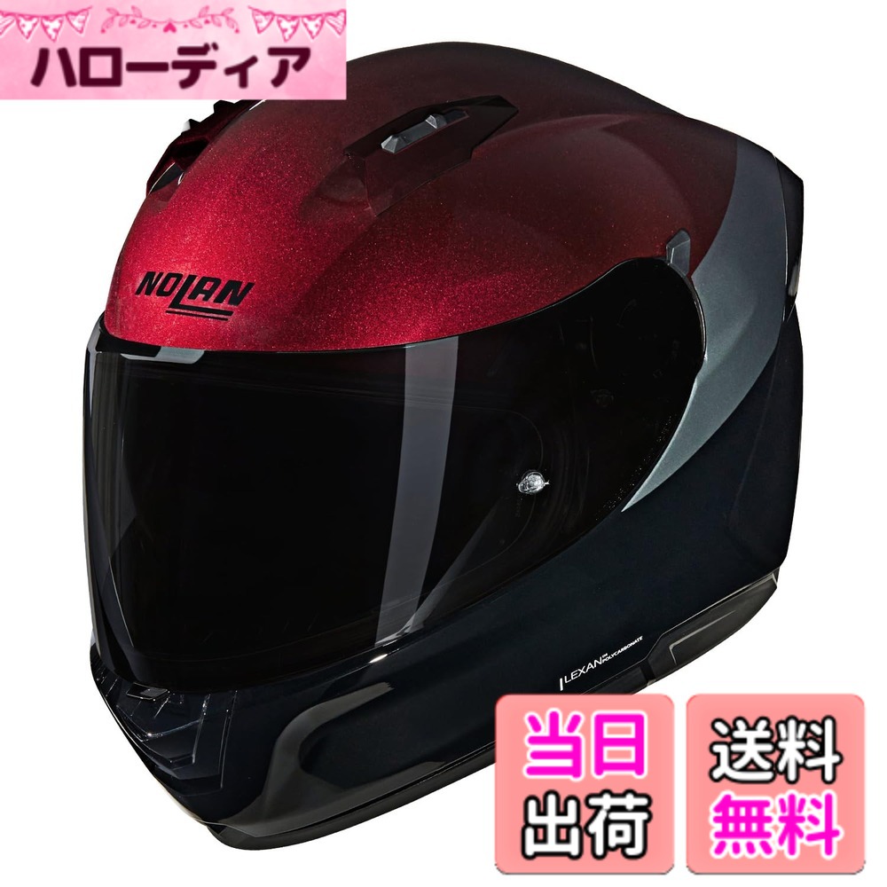 【送料無料】【国内正規品】 NOLAN (ノーラン) バイク用 ヘルメット フルフェイス N60-6 色：RED/343、サイズ：M｜ハローディア店