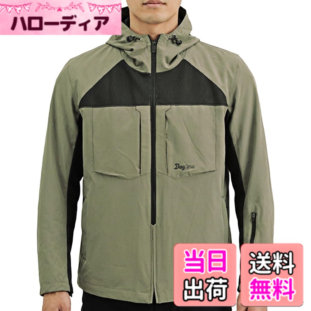 【送料無料】デイトナ(Daytona) バイク ジャケット 夏 メッシュ プロテクター付属 色：[DJ-033] カーキ、サイズ：M｜ハローディア店