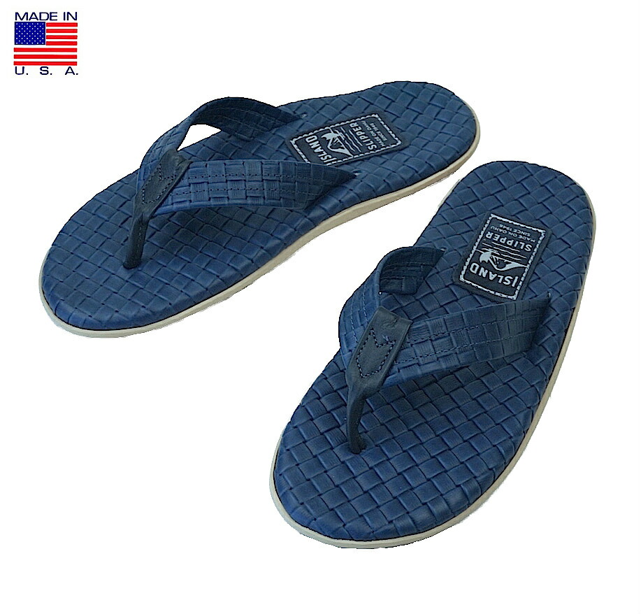 Island Slipper アイランド メンズ スリッパー Pt2sas トング イタリアン ウィーブ コレクション メンズ Pt2sas トング レザービーチサンダル Royal アメリカ製 Hemingwayメンズ レザーサンダル バスケット織りレザー ハワイ製