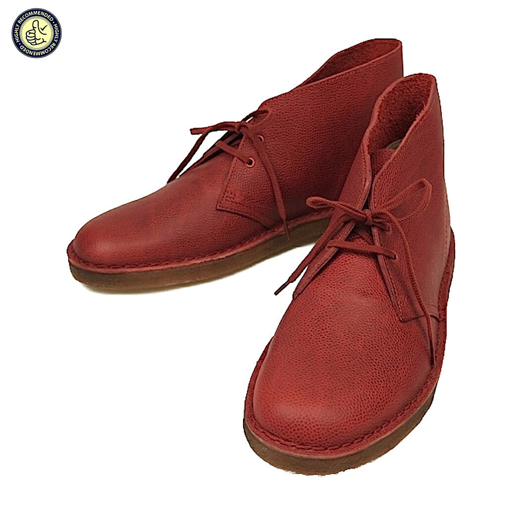 限定販売 2035 オリジナルズ Originalsクラークス Clarks 6343 クレープソール レッド デザートブーツ メンズ Leather Interest Red Horween Boot Desert Clar0000012 Radiosinagoga Com