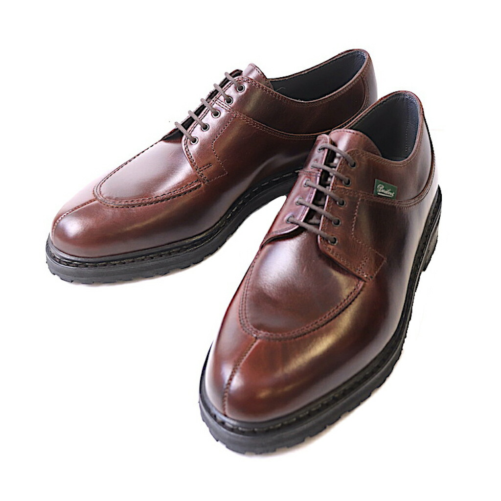 PARABOOT パラブーツ 210603 AVIGNON ECORCE メンズ アヴィニョン エコルセ(ブラウン系) Uチップ 本革 ビジネス フランス製 レザーシューズ 紐靴