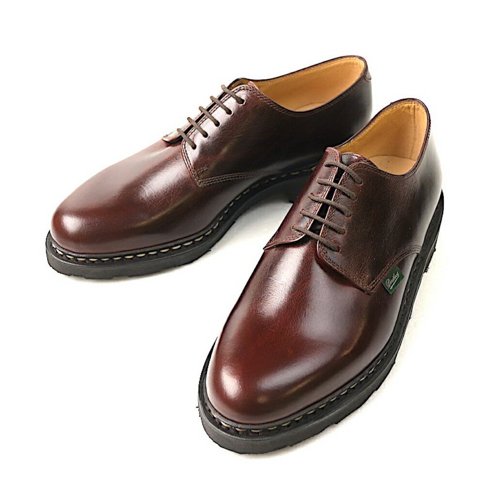 PARABOOT パラブーツ 703816 ARLES ECORCE アルル エコルセ(ブラウン系) プレーントゥ 本革 ビジネス カジュアル フランス製