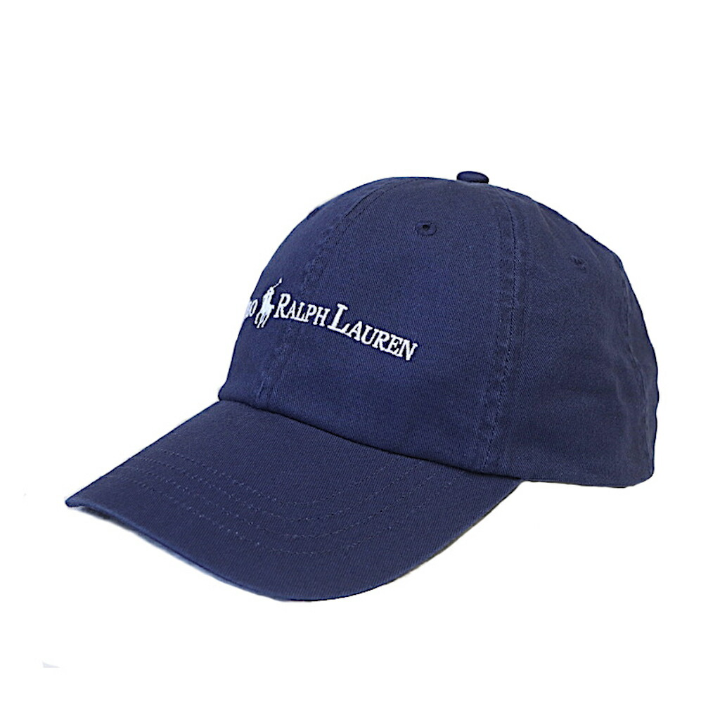 美品 ポロ ラルフローレン NYパッチ ツイル ボールキャップ ネイビー NY パッチ ツイル ボール キャップ（キャップ）｜POLO RALPH