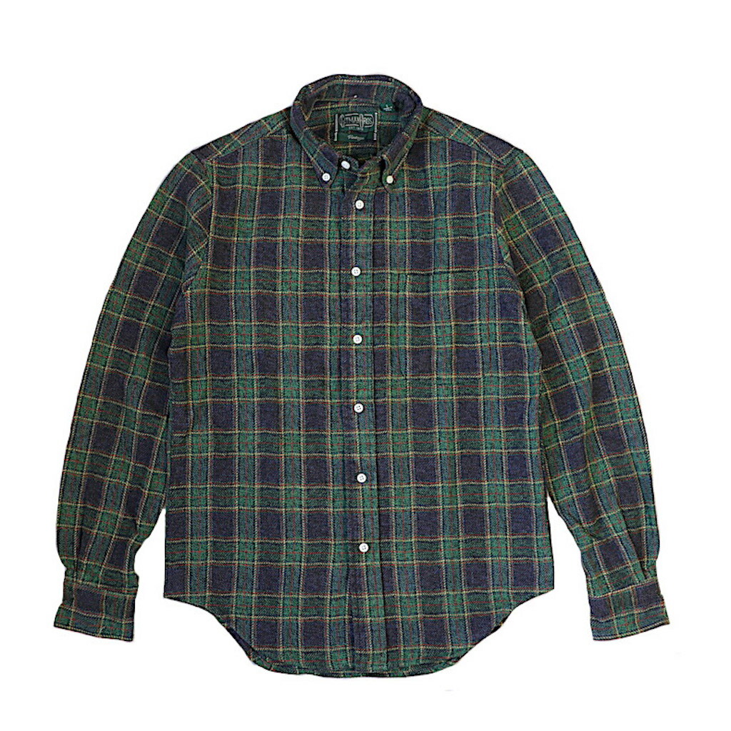 GITMAN VINTAGE ギットマン ヴィンテージ メンズ コットン ツイード ボタンダウンシャツ アメリカ製 [new]