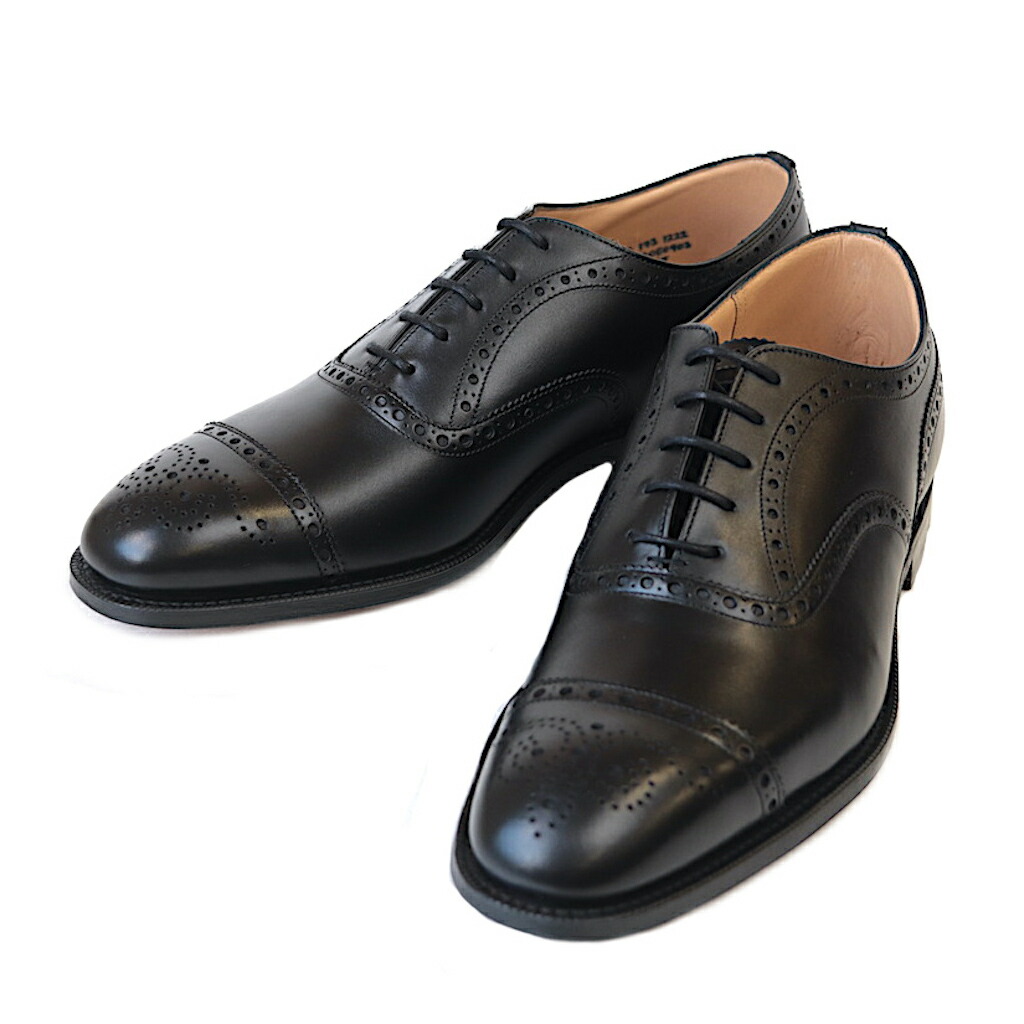 楽天市場】チャーチ ディプロマット 173 靴 ブラック セミブローグ