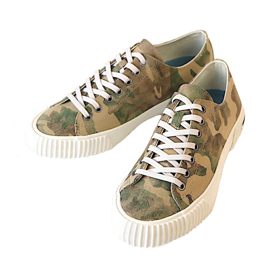 SEAVEES シービーズ MEN DARBY SNEAKER メンズ ダービー スニーカー カーキ カモフラージュ クラシック   [new]