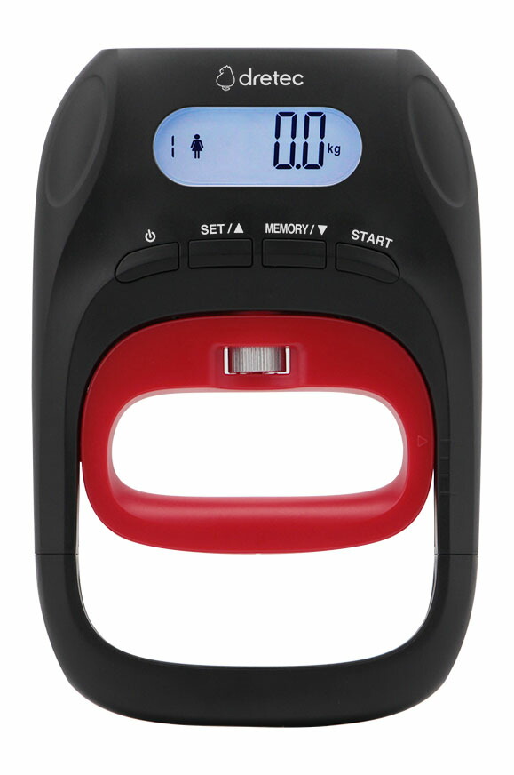 楽天市場】ドリテック デジタル握力計 握力キング HD-100 BK 【dretec
